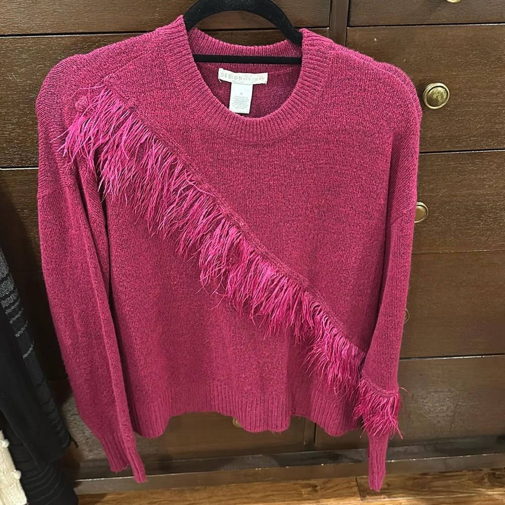 Feather sweater